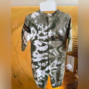 Camo Baby Onesie With Truck